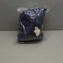 Fluffy Men's Pajamas Set, Soft Fleece PJs Sets Lounge Sleepwear Pajama Pants Comfy Pyjamas with Pockets for Warm Winter (X-Large, Navy Blue)