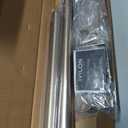 Ivilon Drapery Window Curtain Rod - End Cap Style Design 1 Inch Pole. 72 to 144 Inch Color Warm Gold