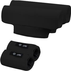 Underarm Crutch's Pad and Hand Grip Covers Universal Forearm Handle Padded Cushion Sets Accessories for Crutches (Black)