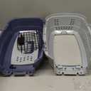 Amazon2-Door Top-Load Hard-Sided Pet Travel Carrier for Cats and Small Dogs, 19" L x 12.6" W x 10" H, Gray & Blue