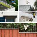 Bird Spikes, 10 FT Stainless Steel Bird Deterrent Spikes, Pigeon Spikes for Outside to Keep Birds Squirrel Raccoon Cat Away, for Garden Fence Roof Window Sill and Wall(10 Pack)