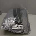 Magnetic Thermal Door Curtain, Insulated Door Curtain, Temporary Door, Door Cover, Durable Upgraded Oxford Cloth & Thicken Cotton Fill, Soundproof and Windproof (Gray, Fits Door Size 32" x 80")