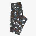 Lularoe Tall Curvy (TC fits Sizes 12-18) Sports Footballs Helmets Gray White Brown Buttery Soft Adult Leggings, 1 Pack