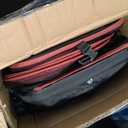 Pet Stroller,Dog Stroller for Small Medium Dogs Cats,3 Wheels,Foldable,with Breathable Mesh Canopy,Cup Holders,Easy Assembly,Red+Black