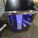 Honeywell Beverage Refrigerator and Cooler, 116 Can Mini Fridge with Glass Door for Soda Beer  for Office or Bar with Adjustable Removable Shelving, Commercial Grade