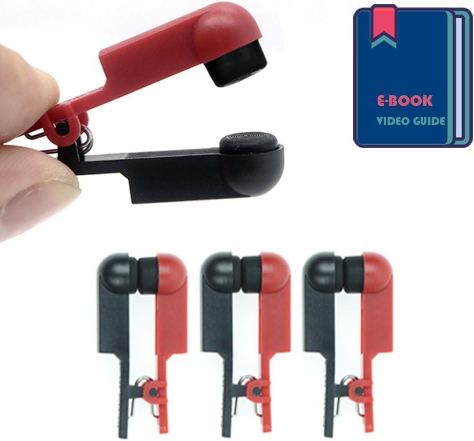 Vagus Nerve Ear Clip, Black Double-Sided Soft Head