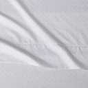 Amazon Basics Lightweight Super Soft Easy Care Breathable Wrinkle Resistant Brushed Microfiber 3 Piece Bed Sheet Set with 14-Inch Deep Pockets, Twin, Gray Crosshatch