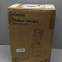 CO-Z Hand Press Juicer Machine, manual Orange Juicer and Professional Citrus Juicer for Orange Juice Pom Lime Lemon Juice, Orange Juicer Squeezer and Crusher, Easy to Clean, Black