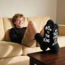 3 x 14 Year Old Teen Boy Gifts, Funny Socks Birthday Gifts for 14th Son Nephew, Grandson, Christmas Gift for Kid (Black)