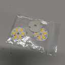 MECCANIXITY COB LED Light Chip Bead 3W 120lm 3000-3200K 23mm 9-11VDC Energy Saving Bulb for Spotlight Floodlight Replacement Warm White 5Pcs