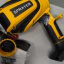 Cordless Paint Sprayer for Dewalt 20V MAX Battery Electric Spray Paint Gun with High Capacity Container Easy to Clean for House Painting Yellow(Not Include Battery)