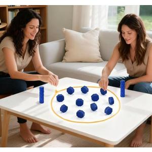 Chess Game with String Pieces, Suitable for Families, Parties, Travel and Camping (Age 9+)(Style 1)
