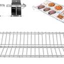 66044 Warming Rack for Weber Genesis II GS4 300 Series Genesis 2 E310 S310 E330 E315 S315 S335 Grill Parts Upgrade Foldable Warming Rack for Weber 61015764 Accessories SUS304 Stainless Steel 25 3/4"