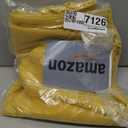 OVZME 2 Pack: Basic Mustard Yellow Sheer Curtain 84 Inches Long for Bedroom, Airy Light Filtering Voile Drapes for Living Room, Each 42W x 84L