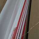 Peel and Stick Door Moulding Kit, Self-Adhesive Pre-Assembled Door Panel Trim for Wall Mirror Window Frame Decor (Top 22"x48" Bottom 22"x15")