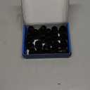 20 Pcs Black Extra Small Chair Leg Floor Protectors for Hardwood Floors, Upgraded Rubber Chair Leg Caps with Felt, Furniture Leg Feet Covers Protect Floor from Scratches Reduce Noise (Fit 0.55"-0.75")