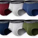 Fruit of the Loom Men's Breathable Cotton Micro-Mesh Briefs, 6 Pack - 6 Pack - Assorted X-Large