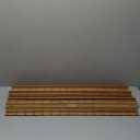 LazBlinds No Tools No Drill Cordless Bamboo Roman Shades, Privacy Room Darkening Window Treatment, Roll Up Bamboo Blinds for Window 34'' W x 64'' H, DP-Squirrel