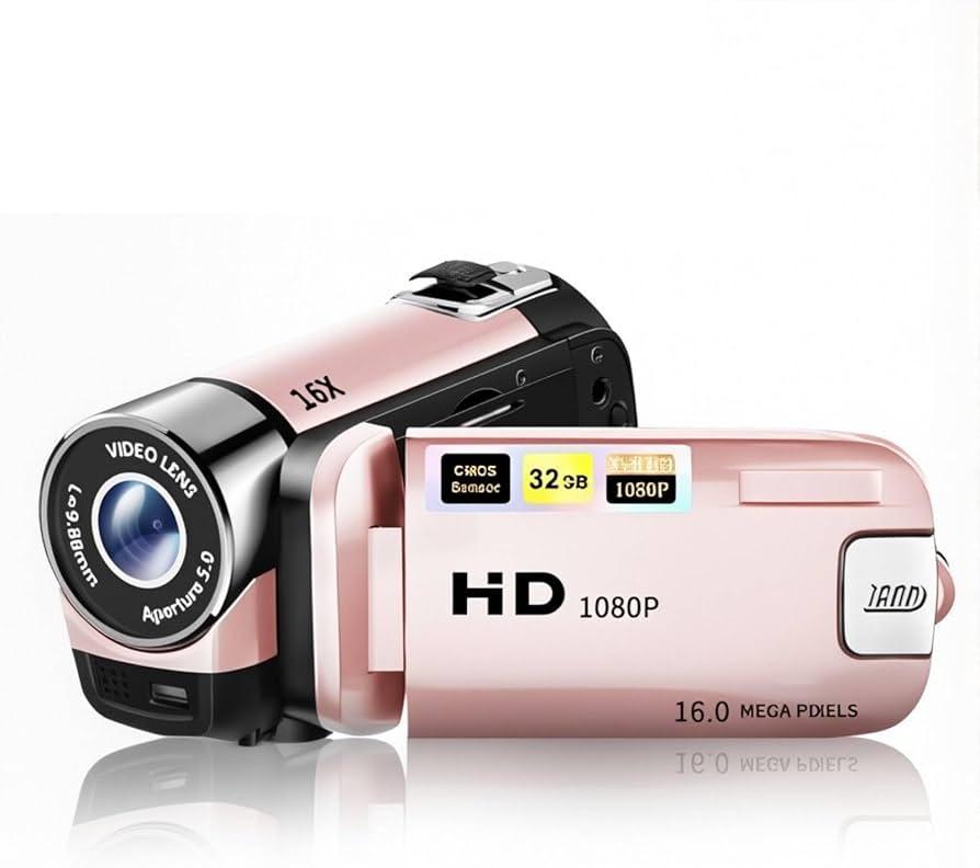 Diyeeni 1080P Digital Camera for Photography, 16MP Vlogging Camera 16X Digital Zoom Digital Camera with 2.4in 360° Flip Screen, Compact Travel Camera for Teens Adult Beginner Kids ()