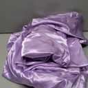 Love's Cabin Full Size Satin Sheet Sets - 4 Piece Lavender Silky Sheet Set with Deep Pocket, Luxury Silk Feel Satin Sheets Full Bedding Set (1 Flat Sheet,1 Fitted Sheet,2 Pillow Cases)