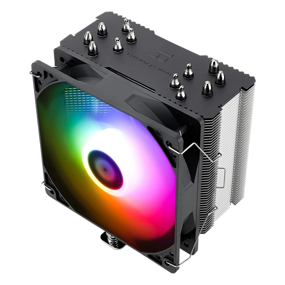 Thermalright BA120 CPU Air Cooler, 6 Heat Pipes, TL-C12CG-S PWM Quiet Fan CPU Cooler with S-FDB Bearing, for AMD AM4/AM5/Intel 1700/1150/1151/1200/1851, LGA1700, PC Cooler