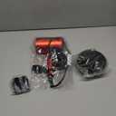 Slopehill Professional Ionic Hair Dryer, Powerful 1800W Fast Drying Low Noise Blow Dryer with 2 Concentrator Nozzle 1 Diffuser Attachments for Home Salon Travel (Agate Red)