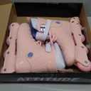 RollingBunny Inline Skates for Women Girls - Adjustable Size Roller Blades for Adult Female, Hard Shell ABEC-7, Smooth and Comfortable, Pink