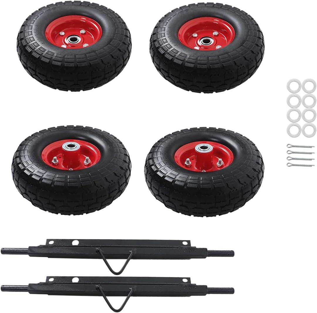 findmall Wheel Replacement for for EU3000is Generator, All Terrain Wheel Set