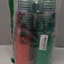 JOYIN 36 PCS Christmas Plastic Cups Disposable, 16 oz Christmas Red and Green Plastic Drinking Cups for Xmas Cold Drinking Beverage, Wine Glasses Holiday Tableware Winter Party Supplies