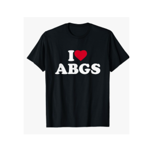 I Love ABGS I Heart ABGS Lover Asian Baby Girls T-Shirt Medium