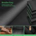Fit K4 Car Seat Covers for Kia K4 2025 -Upgraded Premium Waterproof & Breathable Leather,Airbag Compatible,All-Weather Seat Cushion Protector,Full Set,Black