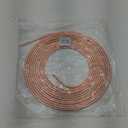 ELECTRAPICK Copper Tubing 3/8" OD x 21/64" ID x 25 Ft, T2 Pure Copper Tubes Soft Coil, Metal Round Seamless Pipe Tubing for Air Conditioning Refrigerator, Industry,DIY