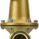 LF25AUB-Z3 Water Pressure Reducing Valve 1 Inch NPT Female Union + NPT Female, Polymer Seat, Adjustable 25-75 PSI