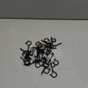 36 PCS Q-Hanger Hooks with Safety Buckle, Windproof Screw Hooks for Outdoor String Lights Hanging Christmas Lights, Plants, with 1 Wing Nut Driver (Black)