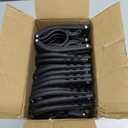 30 Pcs Travel Hangers Portable Foldable Travel Hanger Organizer, Plastic Cruise Essentials Clothes Drying Rack Folding Hangers for Camping Flying RV Europe Vacation Essentials Suitcase, Black