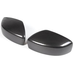Door Rear View Mirror Cover Compatible with Infiniti G37 2008-2013/G25 Q40 Q60, Side Rear View Mirror Outside Housing Wing Mirror Trim Cover Cap Accessories (carbon fiber pattern)