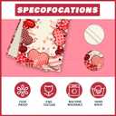 XCHI Love Hearts Valentine's Day Table Runner Table Decoration for Party Home Kitchen Dining Holiday Decor 13x120 Inch