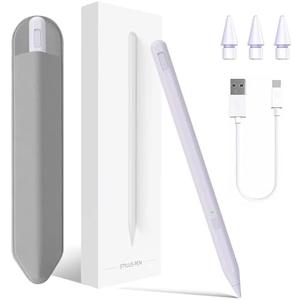 Stylus Pen for iPad 11th&10th Generation,Milikilo Pen with Pencil Holder,Palm Rejection,for Air11&13"(M2/M3), Pad Pro 11"&13"(M4),iPad 6-11th,iPad Pro 11"/12.9 ", iPad Air 3/4/5,Mini 5/6