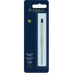 Waterman(R) Refill, Rollerball, Fine Point, 0.5 mm, Black (3-Pack)
