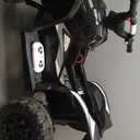 KerryYoo AT2 Kids ATV,12V 4 Wheeler for Kids 3-6,Electric Toddler Ride On Toys,Remote Control, High/Low Speeds, LED Lights, Bluetooth, and Off-Road Tires - Black