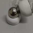 Powerful Magnetic Door Stopper - 2 Pcs Stainless Steel Mini Door Stop, Heavy Duty Magnetism Door Holder for Bedroom, Bathroom, Kitchen, Home, Office (White)