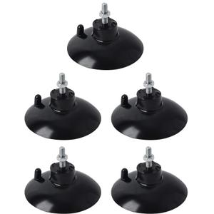 HSTECH (5 Pcs) Black French Fry Suction Cup Feet Compatible with Industrial Commercial French Fry Cutter