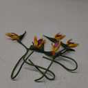 Artificial Flowers Bird of Paradise Greenery Plants Indoor Outside Garland Home Garden Office Verandah Wedding Decorations 6pcs (Yellow, Pack of 6)