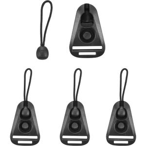4-piece set quick release combination buckle, camera quick release clip, camera quick release combination buckle. (Black)