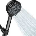 Cobbe Handheld Filtered Shower Head - Filters >99% Chlorine - Advanced 2.0 Carbon System - Water Softening Beads for Hard Water - Relieves Dry, Itchy Skin - Matte Black