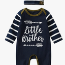 Derouetkia Baby Boys Girls Romper Funny Letter Jumpsuit