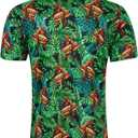 uideazone Golf Shirts for Men Dry Fit Polo Shirt Short Sleeve Moisture Wicking Golf Polos Performance Golf Tennis Shirt (Green, M)