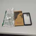 Compatible with iPhone 11 Waterproof Case, Built-in Screen Protector Full-Body Rugged Bumper Sealed Cover Shockproof Dustproof Waterproof Case for iPhone 11 6.1 Inch (Black/Clear)