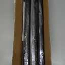 Thestoa Shower Curtain Rod Adjustable 43-78 inch, 1"Diameter Spring Tension Curtain Rod No Drill, Anti-Rust Non-Slip Shower Rod, Black Shower Curtain Rod for Bathroom Tension