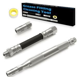 Grease Fitting Cleaning Tool Zerk Cleaner Hammer Tool Flushing Old Dried from Shafts, Bushings, Joints, Pins